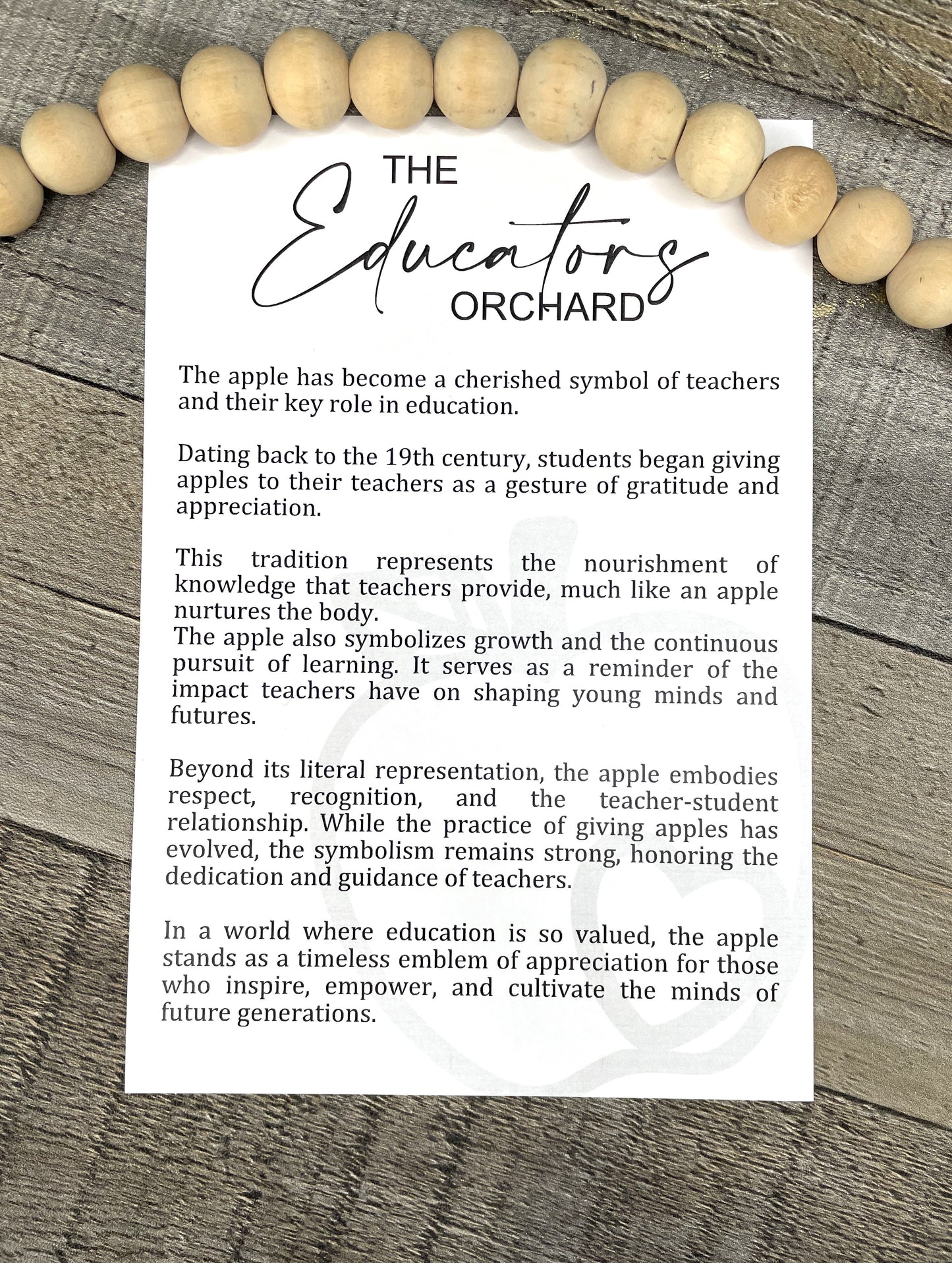 The Educators Orchard Ornament