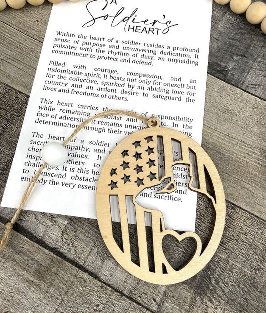 A Soldier’s Heart Story Ornament