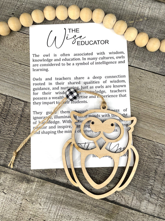 The Wise Educator Ornament